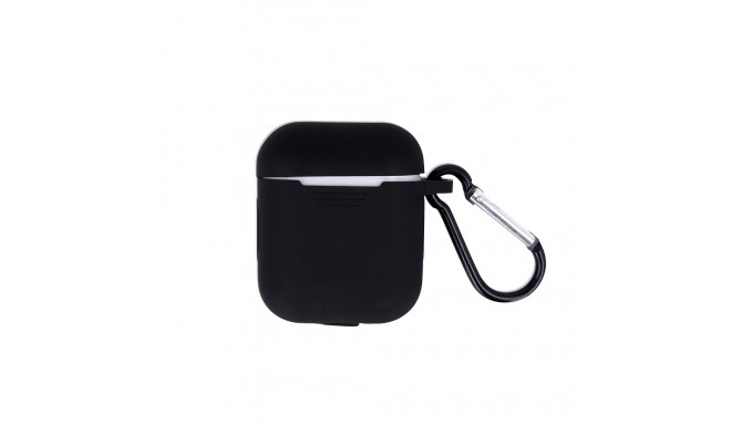 Case for Airpods / Airpods 2 black with hook