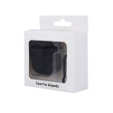 Airpods case black with hook