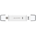 Platinet кардридер  microSD/SD USB-C USB 3.0, белый (45283)