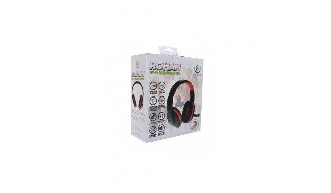 Rebeltec headphones ROHAN with microphone, 2 x jack 3,5mm