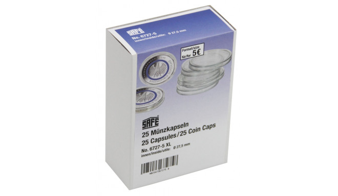 SAFE Coin Capsules XL - 25-pack