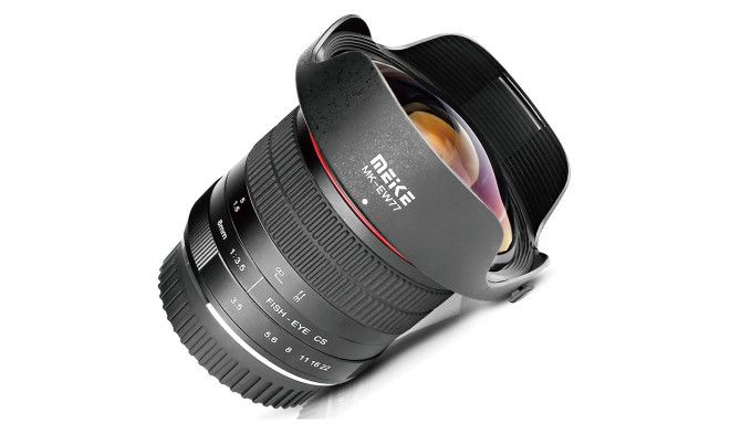 Meike 8mm f/3,5 objektiiv MFT