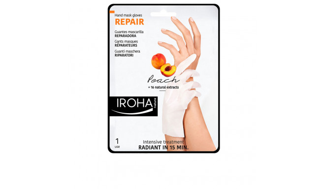 IROHA PEACH hand & nail mask gloves repair 2 u