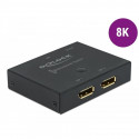 DeLOCK DisplayPort 2 - 1 Switch bidirectional 8K 30 Hz, DisplayPort switch