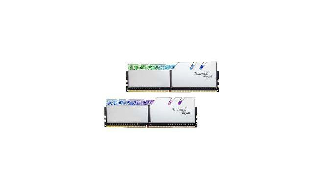 G.Skill DDR4 - 32 GB -4000 - CL - 18 - Dual Kit, RAM (silver, F4-4000C18D-32GTRS, Trident Z Royal)