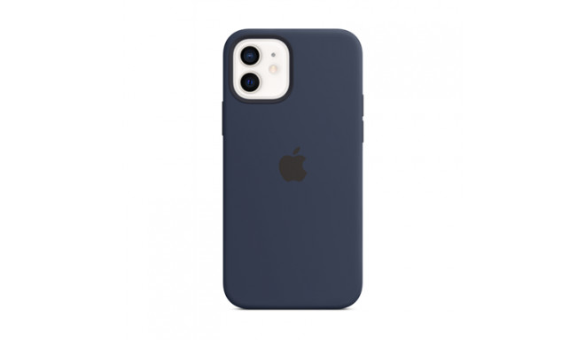 Apple iPhone 12/12 Pro Silicone Case with MagSafe, deep navy