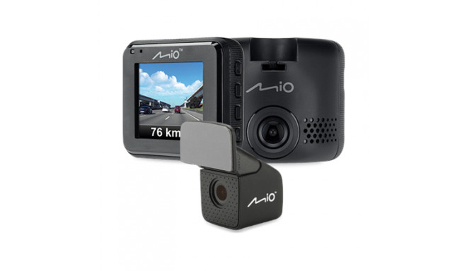 Mio MiVue C380 Dual Full HD, 30FPS, GPS, Spee