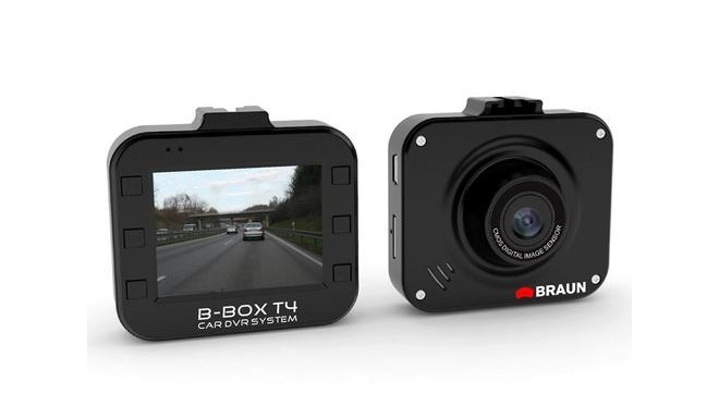 BRAUN B-BOX T4 kamera do auta (Full HD, velmi malÃ¡, objektiv Wide 120Â°, 2&#039;&#039;LCD, G-sensor