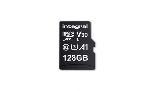 Integral memory card microSDXC 128GB UHS-1 U3 Class 10 V30 A1 100/70MB/s
