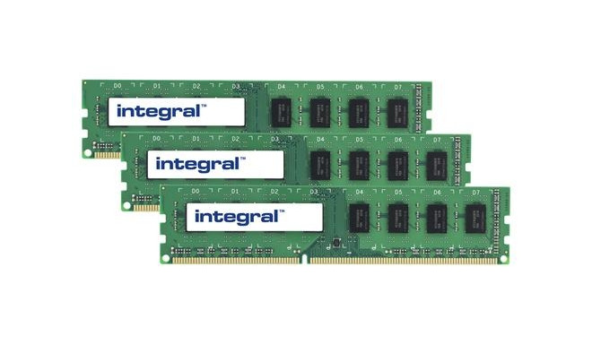 Integral IN3T4GNYBGXK3 12GB PC RAM MODULE KIT DDR3 1066MHZ
