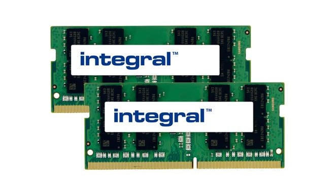 Integral 16GB (2X8GB) Laptop RAM Module DDR4 2400MHZ UNBUFFERED SODIMM KIT OF 2 EQV. TO CT2K8G4S24AM