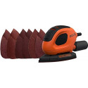 BLACK + DECKER compact mouse BEW230-QS, delta sander (orange / black, 55 watt)