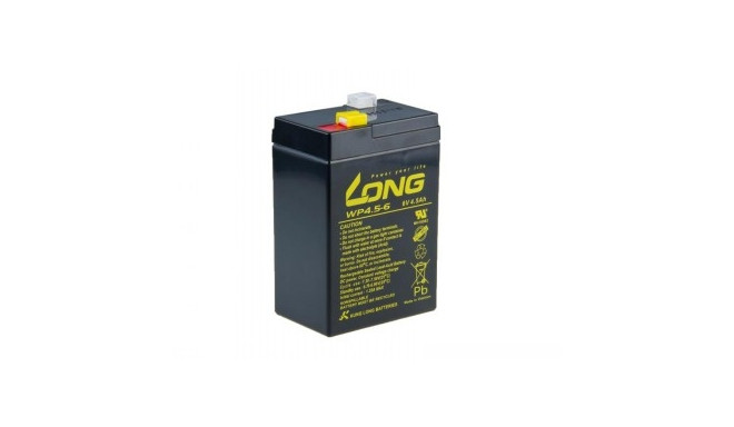 LONG 6V 4,5AH LEAD-ACID BATTERY F1 (WP4.5-6)