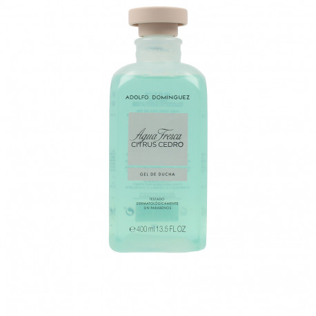 ADOLFO DOMINGUEZ AGUA FRESCA CITRUS CEDRO gel de ducha 400 ml