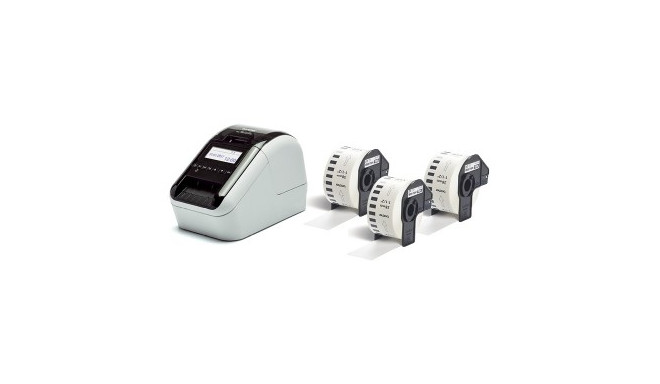 BROTHER QL-820NWB VISITOR BADGE AND EVENT PASS PRINTER KIT