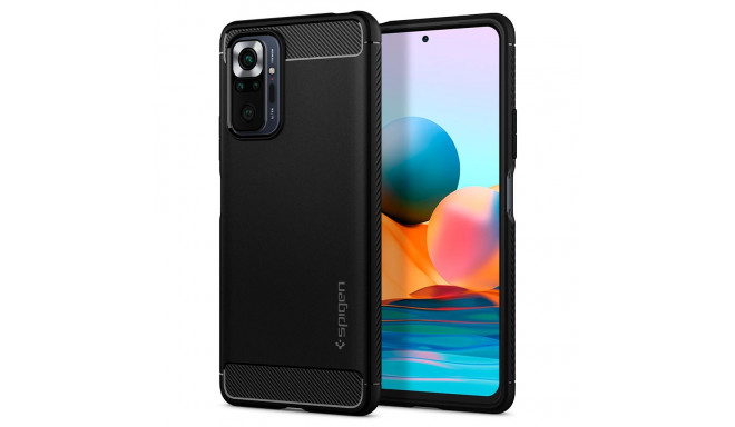 Kaitseümbris Rugged Armor, Xiaomi Redmi Note 10 Pro, must, Spigen