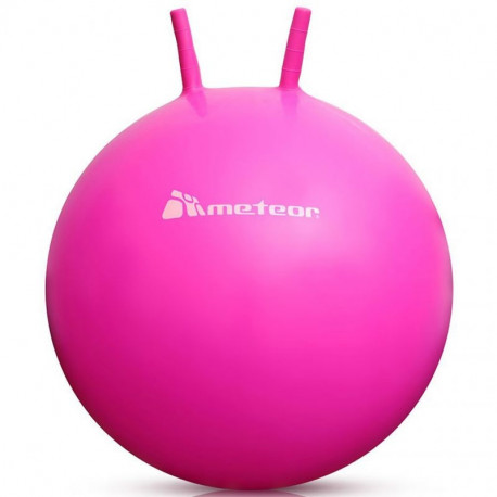 Hüppepall lastele Meteor 65 cm roosa