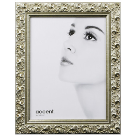 Nielsen pildiraam Arabesque 18x24 Wood Portrait, hõbedane (8534003)