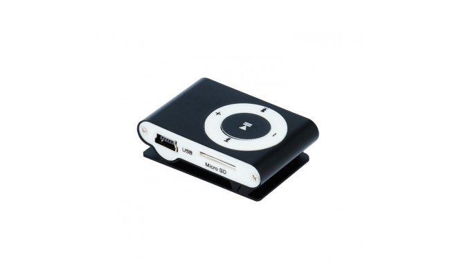 TelForceOne mp3-mängija Setty + earphones, must