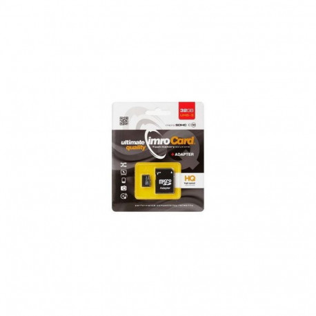 Imro memory card microSDHC 32GB C10 UHS-3 + adapter