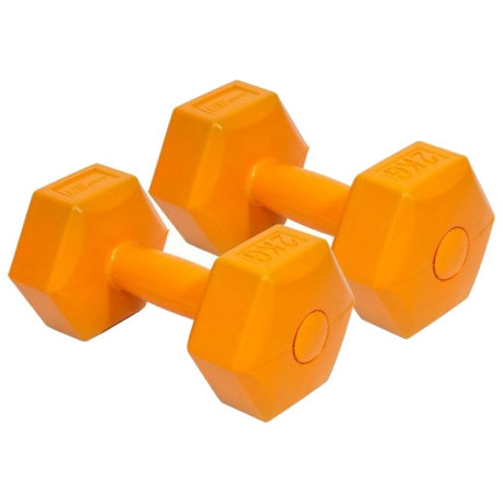 EB Fit dumbbells composite 2x2kg, orange