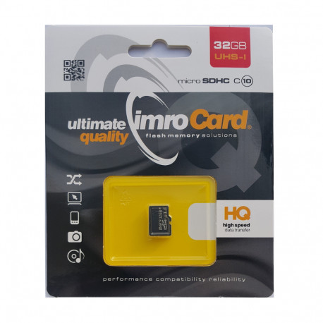 Imro memory card microSDHC 32GB C10 UHS-I