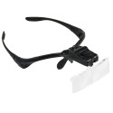 SAFE LED suurendusprillid sangadega
