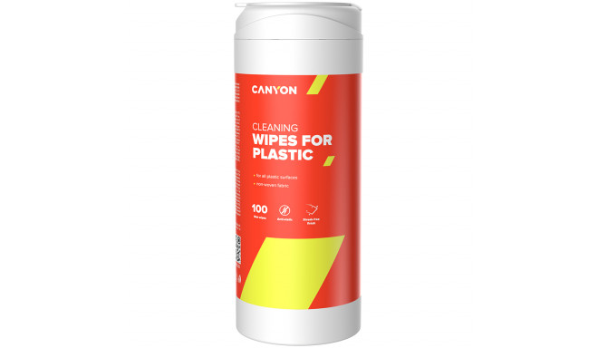 CANYON CCL12, Plastic Cleaning Wipes, Non-woven wipes impregnated with a special cleaning compositio