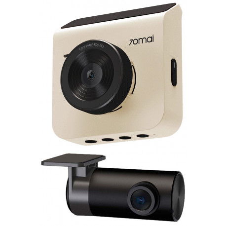 70mai видеорегистратор DVR A400 + камера заднего вида RC09, белый
