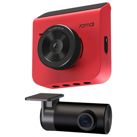 70mai car DVR A400 + rear view camera RC09, red