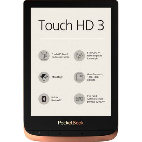 PocketBook e-luger Touch HD3, spicy copper