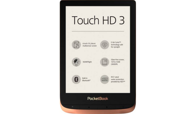 PocketBook e-reader Touch HD3 6" 16GB, spicy copper