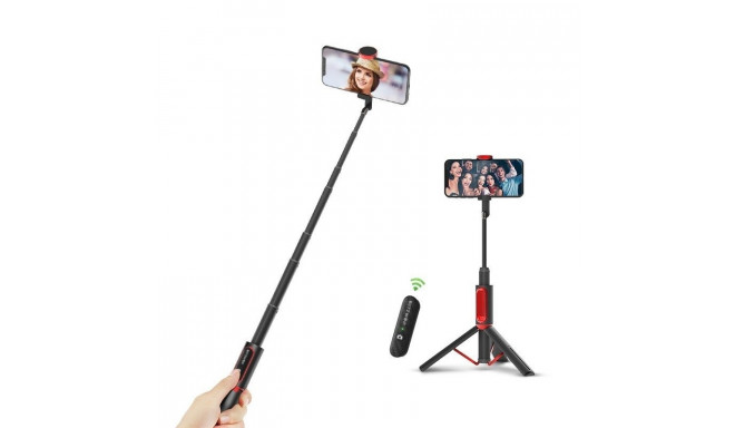 BlitzWolf BW-BS10 2in1 Selfie Stick + штатив телескопическая подставка с Bluetooth пульт дистанционн