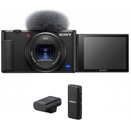 Sony ZV-1 + Sony juhtmevaba mikrofon