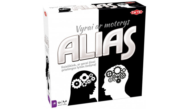 TACTIC Board game Alias Women vs. Men (In Lithuanian lang.)