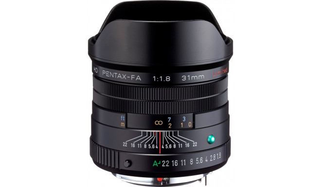 HD Pentax FA 31mm f/1.8 Limited lens, black