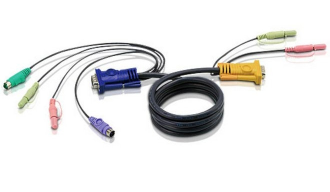 ATEN KVM cable CS-1732,1734, 1754, 1758, PS/2, 2m