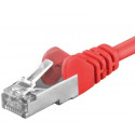 Premiumcord Patch cable CAT6a S-FTP, RJ45-RJ45, AWG 26/7 2m color red