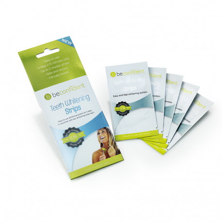BECONFIDENT TEETH WHITENING X3 strips 5 days