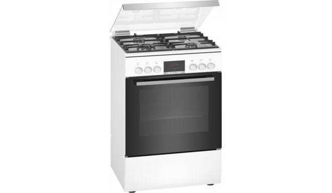 Bosch free-standing cooker HXR39AI20 Gas A white