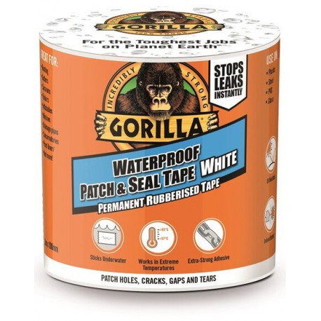 Gorilla teip Waterproof Patch & Seal 3m, valge