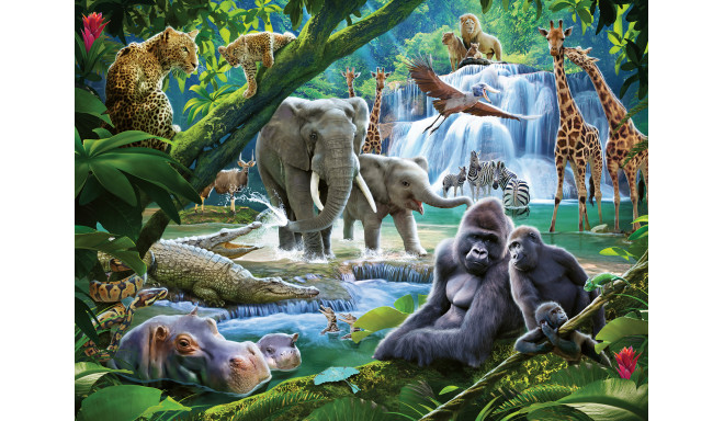 Ravensburger pusle 100 tk Džungli perekond