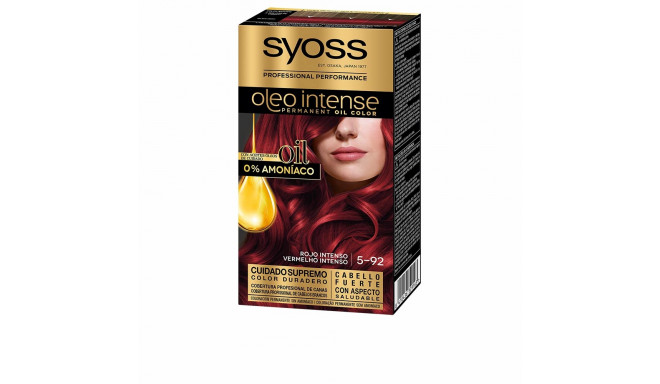 SYOSS OLEO INTENSE tinte sin amoniaco #5.92-rojo intenso 5 pz