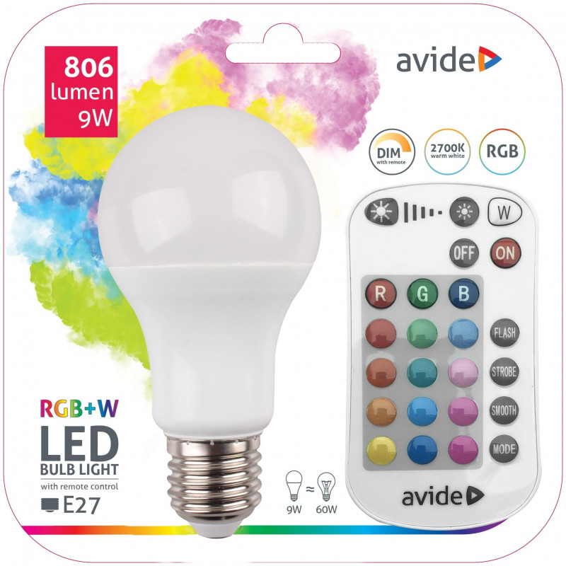 led light bulb with remote