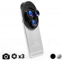 Universal lenses for smartphone 145632, silver