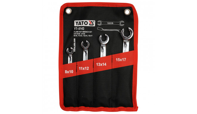 Piduritoru võtmete komplekt (4 tk) YT-0143 YATO