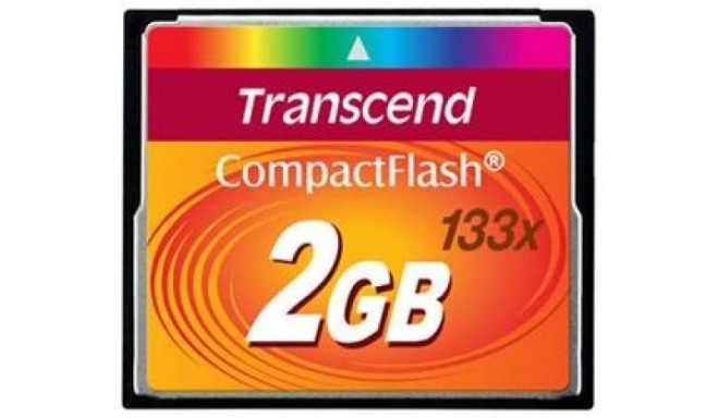 Transcend Compact Flash 2GB Karte MLC 133X