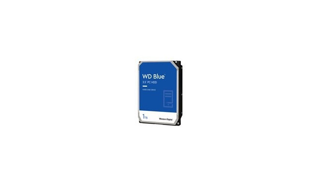 Western Digital kõvaketas Blue 1TB SATA 6Gb/s 3,5" sATA 64MB IntelliPower Bulk