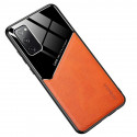 Mocco Lens Leather Back Case Кожанный чехол для Apple Iphone 12 Mini Оранжевый