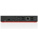 Lenovo 40AS0090EU notebook dock/port replicator Wired USB 3.2 Gen 1 (3.1 Gen 1) Type-C Black